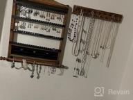 img 1 attached to Rustic Charm: QILICHZ Set Of 3 Wall Mounted Jewelry Organizers For Elegant Jewelry Display & Storage review by Melanie Trunnell