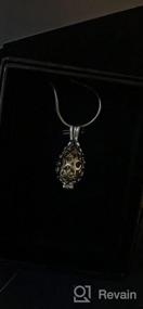 img 6 attached to Lotus Flower Shaped Cremation Jewelry Urn Pendant Necklace for Ashes