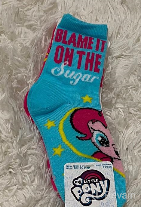 img 1 attached to 🦄 My Little Pony Girls 3 Pack Crew Socks - Colorful and Cute Accessories for Young Fans review by Josh Nat