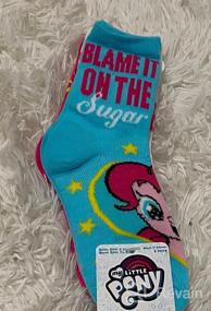 img 4 attached to 🦄 My Little Pony Girls 3 Pack Crew Socks - Colorful and Cute Accessories for Young Fans