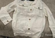 img 1 attached to 🧒 Oversize Denim Jackets for Kids Girls, Loose Classic Coats, Jeans Tops, Casual Outerwear for Children Boys, Teen Outfit, 5-14 Years review by Douglas Holla