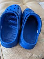 img 1 attached to 👞 HOBIBEAR Classic Graphic Boys' Shoes and Clogs in Garden Blue - Size for Versatile Comfort review by Jose Morrison