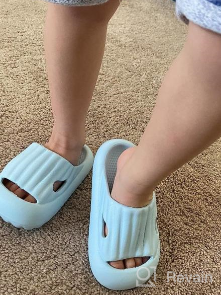 img 1 attached to 👟 Breathable Boys' Sandals with Anti-Slip, Non-Collision Slippers Technology review by Brandon Selpasoria