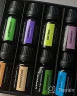 img 1 attached to URPOWER Essential Oils Gift Set with Upgraded 6 Aromatherapy Oils: Lavender, 🌿 Peppermint, Sweet Orange, Eucalyptus, Tea Tree, and Lemongrass - 100% Pure and 10ml Each review by Corey Nyuon