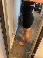 img 1 attached to Women'S High Waisted Tummy Control Shapewear Shorts Butt Lifter Thigh Slimmer Waist Trainer By FeelinGirl review by Daniel Spear