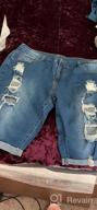 img 1 attached to Stylishly Destroyed: Women'S Mid Rise Ripped Denim Bermuda Shorts From Onlypuff review by Biswaroop Hawkins