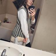 img 1 attached to 🧥 Stylish and Cozy: Viottiset Women's Oversized V Neck Sweater Vest – Perfect Sleeveless Pullover for a Trendy Tunic Look review by Steven Guevara