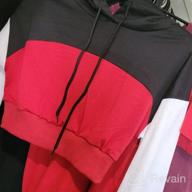 img 1 attached to Women'S Summer Hoodie Pullover Cropped Sweatshirt Long Sleeve Crop Top Workout Casual Cute review by Jake Mccallum