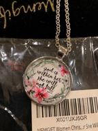 img 1 attached to Womens Girls Christian Jewelry Necklace with Bible Verse - Religious Gift review by Rebecca Vattikuti