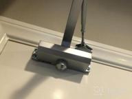 img 1 attached to Automatic Door Closer Adjustable For Residential & Light Commercial Use - Onarway, Easy Install 99-132 Lbs review by Michael Floyd