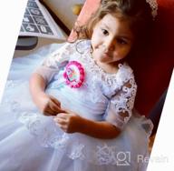 img 1 attached to 👗 White Girls' Clothing for Communion: First Communion Dresses – The Perfect Choice review by Brian Gordon