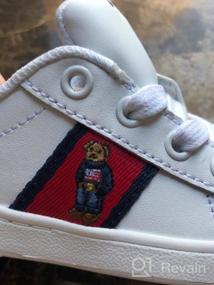 img 5 attached to 🐻 Quilton Bear Sneaker: Unisex Children's Polo Ralph Lauren Shoes