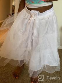 img 5 attached to JoJoHouse Petticoat Crinoline Hoopless Underskirt Girls' Clothing for Skirts & Skorts