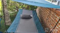 img 1 attached to Mac Sports Collapsible Portable Removable Canopy Hammock H806S-201, Teal review by Joey Richardson