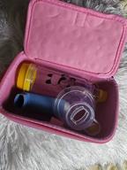 img 1 attached to Pink Travel Case Bag For Asthma Inhaler, Masks And Spacer - Secure And Convenient Storage Solution review by Ronnie Dunn