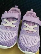 img 1 attached to 👟 Zoneyue Buckle Tennis Shoes for Toddler Girls' Active Wear review by Cedrick Ayudara
