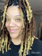 img 1 attached to 14 Inch Pre-Twisted Distressed Crochet Braids Butterfly Locs Synthetic Hair Extensions - 8 Pcs 1B Toyotress review by Jennifer Glasheen