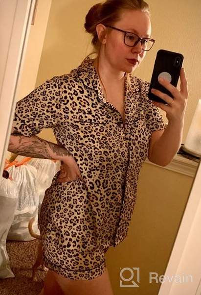 img 1 attached to Stay comfortable all night with Ekouaer's Pajama Sleepwear Sleeve Bottoms review by Bam Reeder