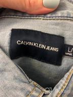 картинка 1 прикреплена к отзыву Рубашка Calvin Klein для мальчиков, размер XL (18/20) с джинсовым пуговичным воротником и функциональным нагрудным карманом, цвет отбеливание. от Len Cooper