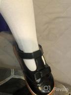 img 1 attached to 🏼 Stylish Otter MOMO Girls T-Strap Mary Jane Flat for School Uniform review by Shima Hennigan
