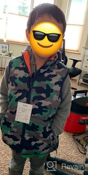 img 1 attached to 🧥 Reversible Boys' Puffer Clothing by Amazon Brand Spotted review by Kholar Irvine