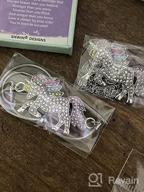 img 1 attached to SHWIN Rainbow Unicorn Necklace - Set of 2 or 4 Unicorn Necklace Bracelet Packs for Girls - Jewelry Unicorn Gifts Set review by Kelly Thompson