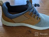 img 1 attached to LANGBAO Walking SneakersLightweight Breathable Black8 5 Men's Shoes review by Jeff Wyble