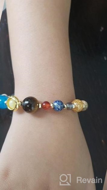 img 1 attached to 📿 Discover the New His and Hers Collection of Circle Distance Universe Bracelets by SPUNKYsoul review by Kanwar Mix