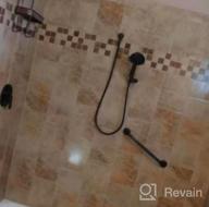 img 1 attached to Oil Rubbed Bronze Shower System With High Pressure 10" Rain Shower Head And Handheld Shower, 2-Way Valve, Gabrylly Shower Faucet Set review by Daniel Espinoza