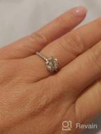 img 1 attached to Stunning Kobelli Moissanite And Lab Grown Diamond Engagement Ring - 2.1 CTW, 14K White Gold review by Beth Wagner