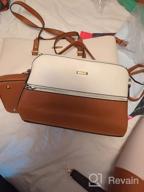 img 1 attached to 👜 4pcs Set of Women's Fashion Handbags Wallet Tote Bag Shoulder Bag Top Handle Satchel Purse review by Damon Fuqua