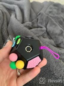 img 5 attached to The Ultimate Fidget Solution: PILPOC TheFube Dodecagon Fidget Cube - 12 Sides, Premium Quality, And Exclusive Carry Case For Stress And Anxiety Relief In ADD, ADHD, OCD