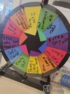 картинка 1 прикреплена к отзыву DIY Insertable Prize Wheel By WinSpin – 15 Inch Tabletop Spinning Wheel With 12 Slots Fortune Design For Carnival And Spin Games - Optimized For Search Engines от James Hardin