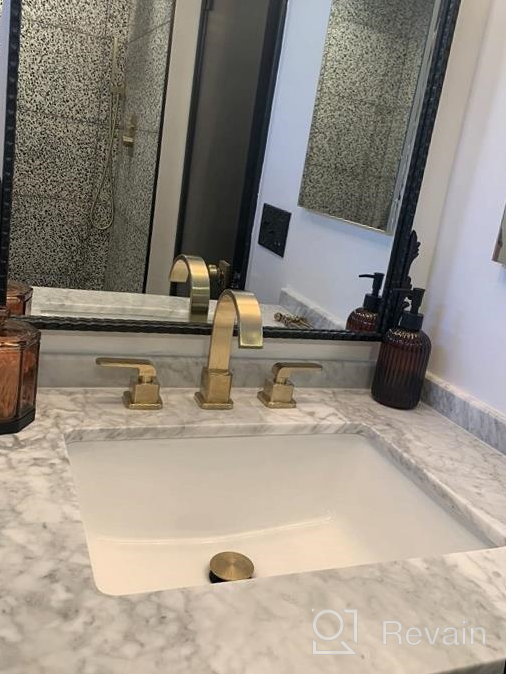 img 1 attached to Upgrade Your Bathroom With TRUSTMI'S 2-Handle Widespread Faucet Set - Brushed Nickel Finish review by Patrick Ceo