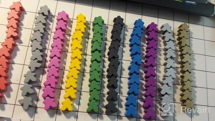 img 1 attached to Upgrade Your Board Game With 100 Colorful 16Mm Plastic Meeples - Strategy Game Expansion Set review by Ashley Gauthier