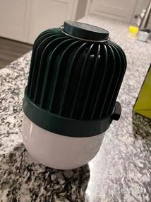 img 5 attached to Светодиодный фонарь для кемпинга Garberiel с Bluetooth-динамиком: перезаряжаемый, водонепроницаемый и высококачественный звук для приключений на природе