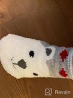 img 1 attached to Womens Winter Slipper Socks With Non-Slip Grippers And Animal Fleece Lining review by Stacy Glasrud