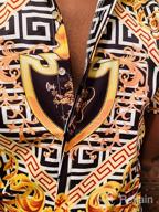 картинка 1 прикреплена к отзыву 👔 PIZOFF Men's Short Sleeve Printed Luxury Dress Shirt от Anthony Montgomery