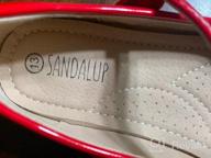 img 1 attached to 💃 SANDALUP Mary Jane Flats: Perfect Ballet Shoes for Little Girls' Dress-Up Days review by Laura Baker