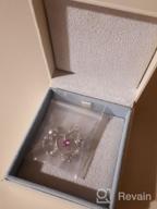 img 1 attached to Sterling Silver Birthstone Bracelet – Perfect Anniversary Jewelry for Girls review by Adam Webbie