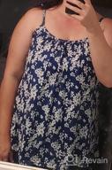 img 1 attached to Boho Chic: Loose Floral Tank Tops For Plus-Size Women review by Christopher Cheek
