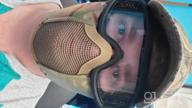 img 1 attached to 6" Foldable Half Face Airsoft Mesh Mask With Ear Protection And Military Tactical Lower Face Protection By OneTigris review by Noah Jess