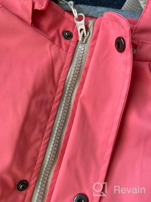 img 1 attached to BINIDUCKLING Girl Jacket: Stylish Hooded Windbreaker with Waterproof Zip Up-Button Outwear for Kids - Rain Coat review by Matt Morrison