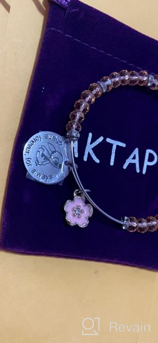 img 1 attached to AKTAP Ohana Bracelet - Forever & Always Ohana Jewelry with Hibiscus Flower Charm review by David Carter