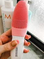 img 1 attached to Get Glowing Skin With Our Sonic Facial Cleansing Brush - Waterproof, USB Rechargeable, And Exfoliating Silicone Scrubber review by Heather Lawson