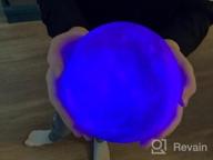 img 1 attached to 3D Galaxy Ball Moon Lamp - 16 Colors Moonlight Globe Luna Night Light With Stand Remote & Touch Control Night Light Bedroom Decor For Kids Girls Boys Women Gifts (Mars) review by Sean Webb