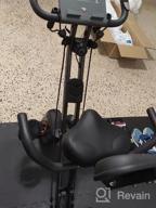 img 1 attached to ADVENOR Folding Magnetic Exercise Bike With Arm Resistance Bands And Backrest For Comfortable Home Fitness review by Aries Reed