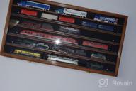 img 1 attached to Securely Display & Protect Your HO Scale Model Train Collection With UV Cabinet Wall Rack review by Ricardo Stewart