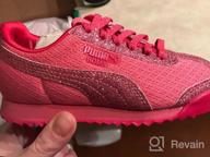 картинка 1 прикреплена к отзыву Кроссовки PUMA Chukka для девочек в лавандовом отливе и свекольно-фиолетовом цвете от Amy Miller