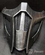 img 1 attached to Saibot Mortal Kombat 9 Resin Mask - Perfect Halloween Costume Accessory! review by Matt Larsen